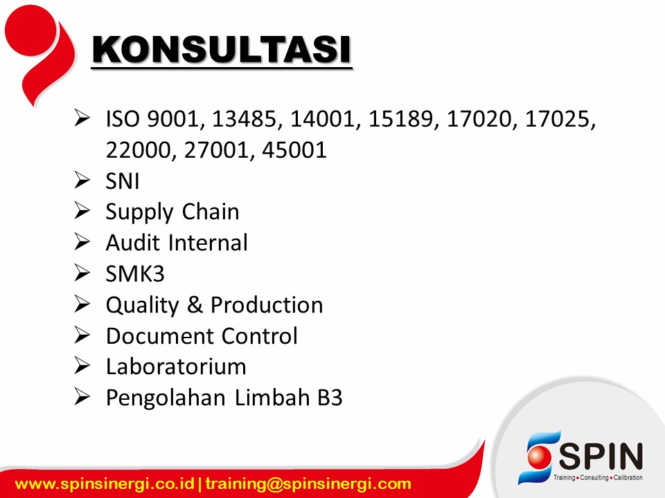 Jadwal Training Penerapan ISO 17025 dalam Laboratorium