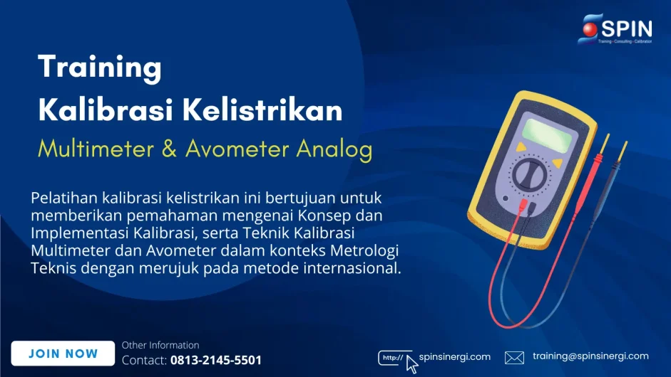 Training Kalibrasi Kelistrikan Multimeter dan Avometer