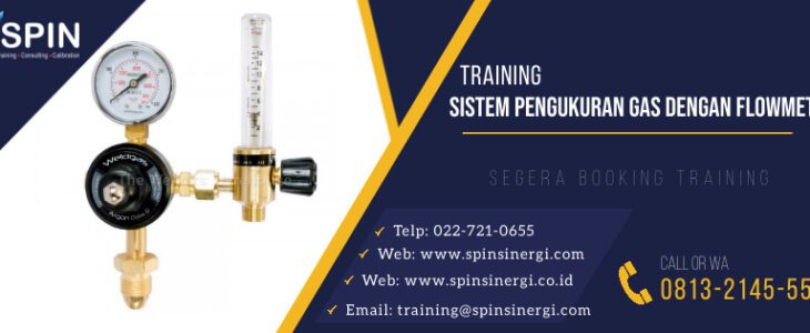 Trainig Sistem Pengukuran Gas dengan Flowmeter