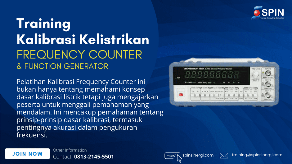 Training Kalibrasi Frequency Counter