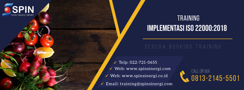 Training Implementasi ISO 22000:2018
