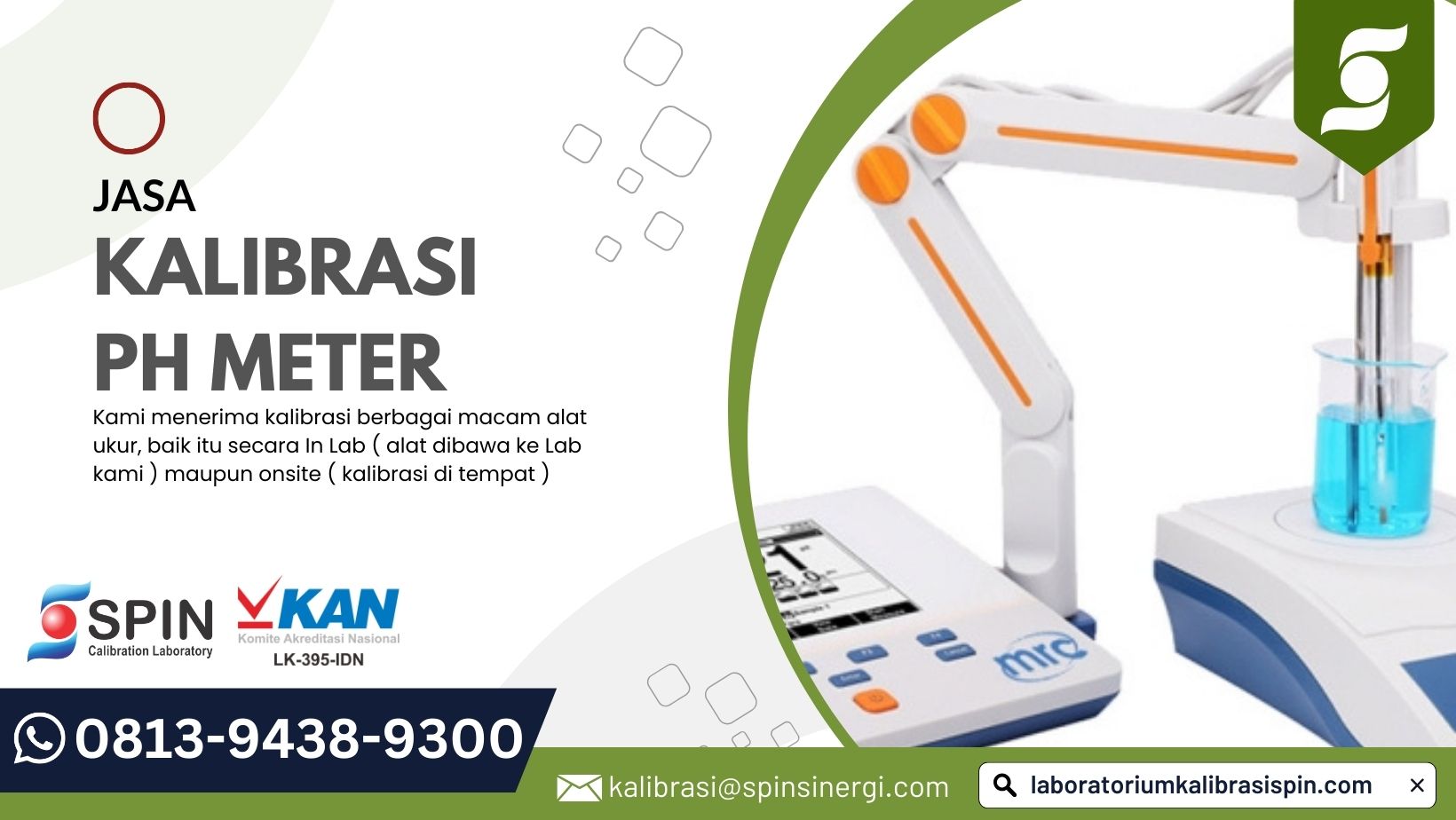 Laboratorium Kalibrasi pH Meter Tanah