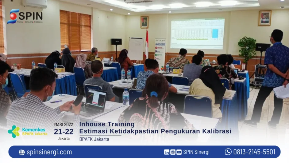 Inhouse Training Estimasi Ketidakpastian Pengukuran Kalibrasi - BPAFK Jakarta