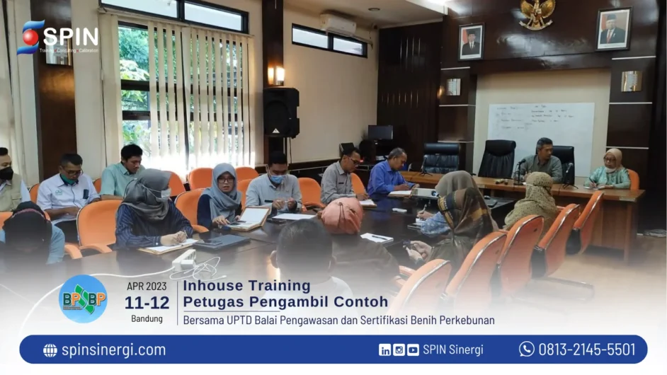 Inhouse Training Petugas Pengambil Contoh - BPSBP Jawa Barat