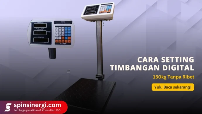 Cara Setting Timbangan Digital 150kg Tanpa Ribet