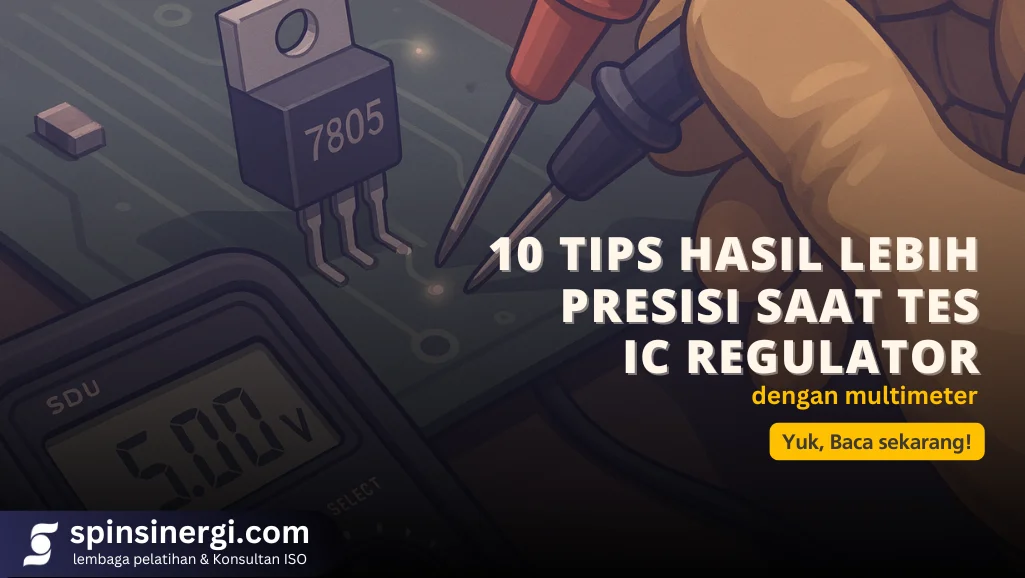 10 tips hasil lebih presisi saat tes ic regulator dengan multimeter