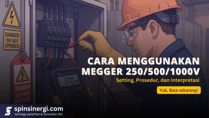 Cara Menggunakan Megger 250,500,1000V Setting, Prosedur, dan Interpretasi
