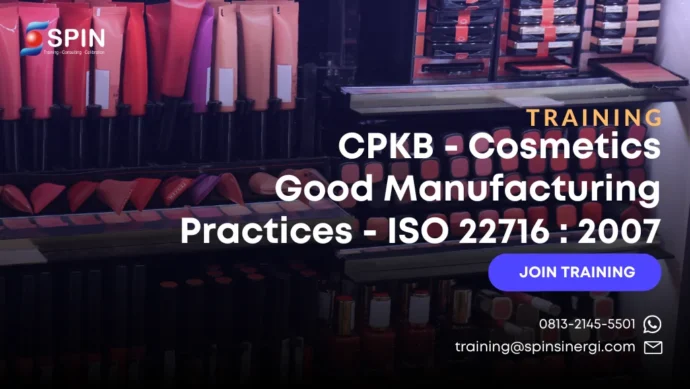 Training CPKB - Cosmetics Good Manufacturing Practices - ISO 22716 2007