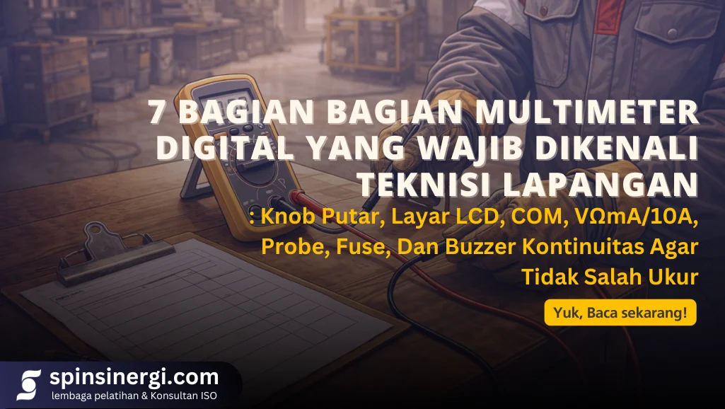 7 Bagian Bagian Multimeter Digital Yang Wajib Dikenali Teknisi Lapangan Knob Putar, Layar LCD, COM, VΩmA10A, Probe, Fuse, Dan Buzzer Kontinuitas Agar Tidak Salah Ukur