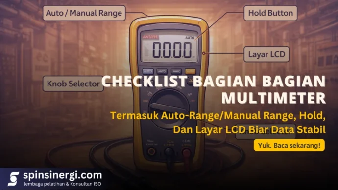 Angka Di Layar Loncat Loncat, Checklist Bagian Bagian Multimeter Termasuk Auto-RangeManual Range, Hold, Dan Layar LCD Biar Data Stabil