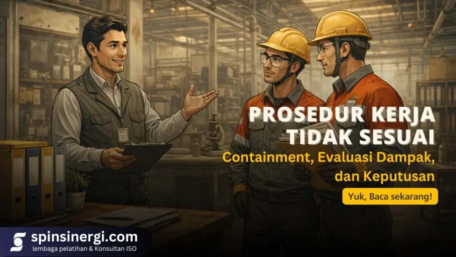 Prosedur Kerja Tidak Sesuai Containment, Evaluasi Dampak, dan Keputusan