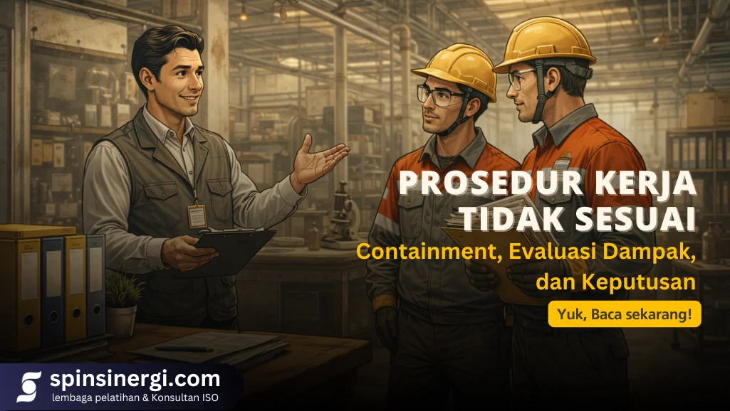 Prosedur Kerja Tidak Sesuai Containment, Evaluasi Dampak, dan Keputusan