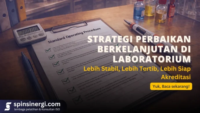 Strategi Perbaikan Berkelanjutan (continual improvement) di Laboratorium Lebih Stabil, Lebih Tertib, Lebih Siap Akreditasi