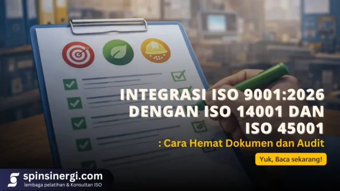 Integrasi ISO 90012026 dengan ISO 14001 dan ISO 45001 Cara Hemat Dokumen dan Audit